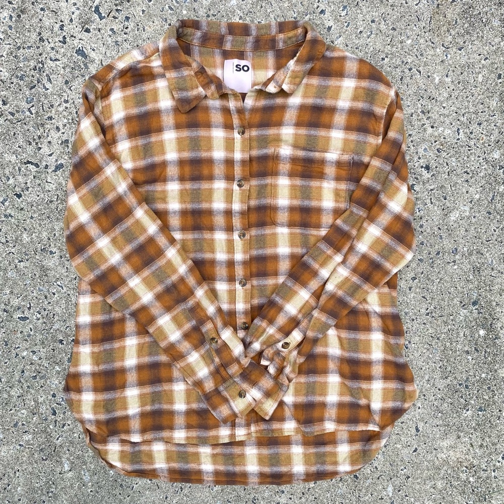 SO flannel top